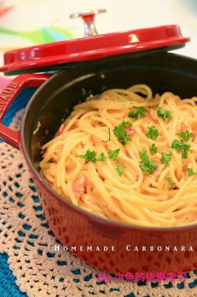 TATA 廚房 - Spaghetti Carbonara+Crème Brulee+土匪雞翼