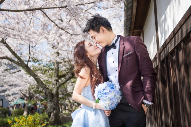 婚禮慳錢而不失霸氣DIY 系列  (一) 日本櫻花自拍婚照