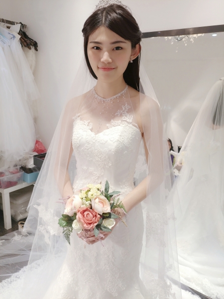 ?一試KO❤顯瘦韓國手造婚紗~試第1間第1件就已經搵到Dream WG?