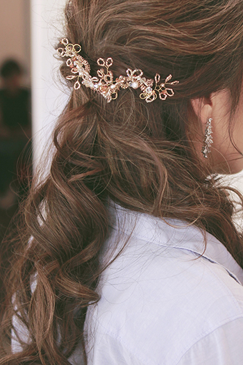 華麗的線條感 · 新娘頭飾 Glamorous Bridal Headpiece by Saysocessories