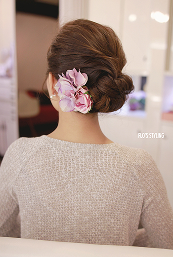 Wedding Tips : 線條簡潔的新娘髮型 Modern Bridal Hair Styling by Florence Sayso