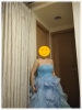 幸福傳承藍色晚裝 Pre-wedding $289抹胸拖尾奢華新娘顯瘦