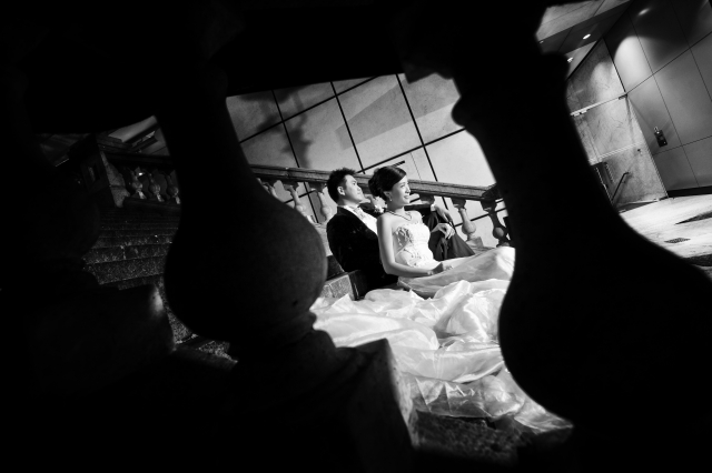  - 儷都 Pre-Wedding Photo @ 中環 - ablackeye - , , , , 中環, , , , , , 黑白, 影樓/影城/攝影基地