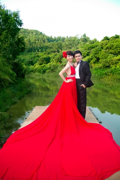 華麗的紅裙 - 我愛你 - jennylam - , , , , , , , , , , 華麗, 海邊/湖泊