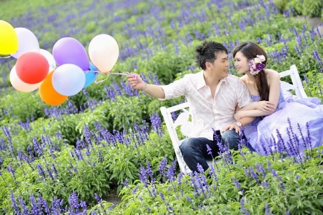  - 車站+花海+海景PRE WEDDING PHOTO - muffin.com - , , , , , , , , , , 自然, 薰衣草