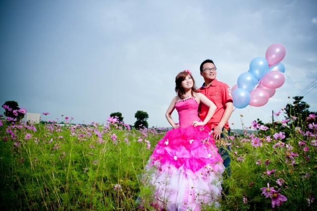  - masalili 舞霏湖+花海婚照拍攝 - Einerrr - , , , , 台北, , , , , , 台式, 花田(如油菜花、波斯菊等)