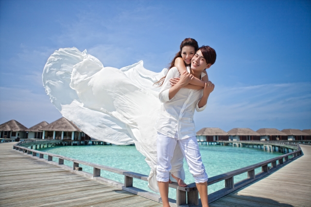 馬爾代夫婚紗攝影 - 馬爾代夫婚紗攝影 - 100Wedding - , , 100 Percent Overseas Wedding, , 馬爾代夫, , 旅行社一站式服務, , , , 自然, 海邊/湖泊