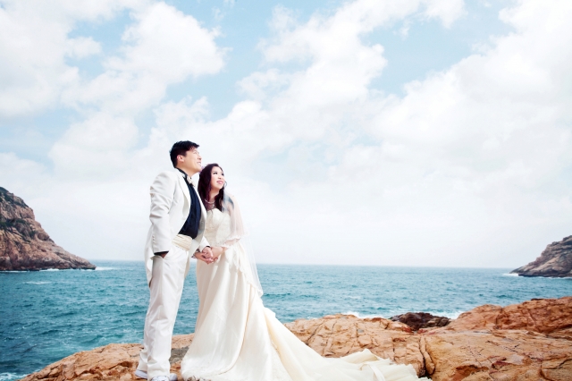  - Pre wedding_ Yvonne & Edwin - Yvonne_Lee - Yvonne, Edwin, white chocolate 純白主義, , 全香港, , , , , , 自然, 海邊/湖泊