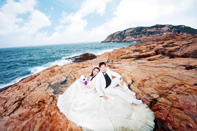  - Pre wedding_ Yvonne & Edwin - Yvonne_Lee - Yvonne, Edwin, white chocolate 純白主義, , 全香港, , , , , , 自然, 海邊/湖泊