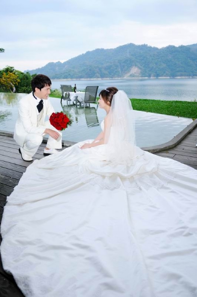  - 花田+鐵道+湖泊--all心水景婚相 - CHOOCHO - , , ::masaLiLi::瑪莎LiLi婚紗, $10,001至$15,000, 台中, , , , , , 自然, 海邊/湖泊