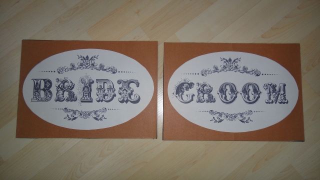DIY - Bride & Groom 板