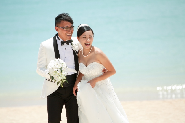  - 分享最美婚照<HAWAII, LIJIANG, HONG KONG> - Scarlett.Wong - Scarlett, Wan, , $35,001至$40,000, others, 夏威夷, , , , , , 海邊/湖泊