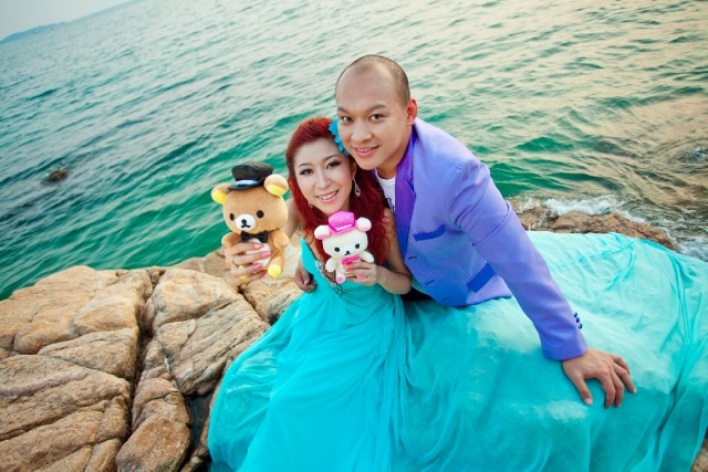  - Yandy & Scottie Pre Wedding - YandyLam - Yandy, Scottie, 深圳市曼城印象摄影工作室, $10,001至$15,000, 深圳, , 2日套餐:石門+婚紗城+海景+室內, 要濃有濃, 要清有清, 朋友借的, 好靚!!, SIZE偏小, 如偏肥D可能比較少選擇, 自然, 花田(如油菜花、波斯菊等)