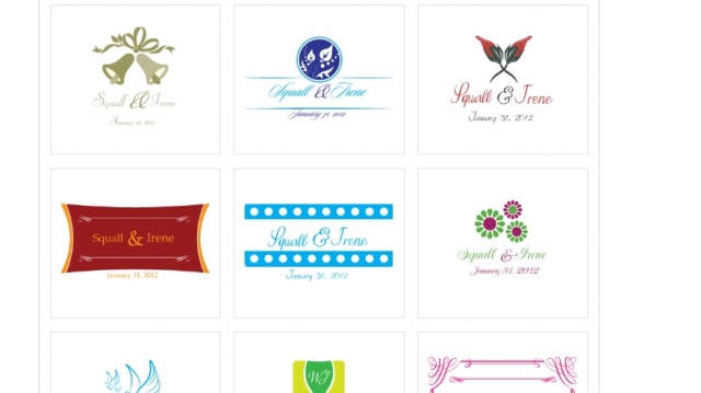 Useful wedding logo design online tool