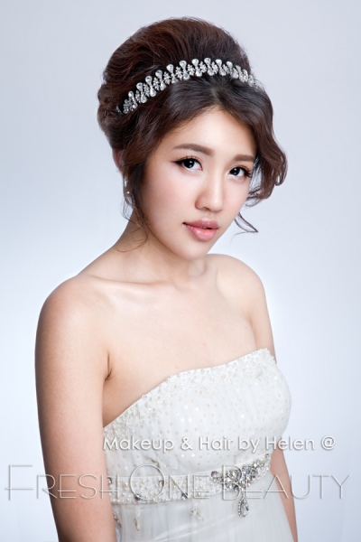 韓國風格的新娘造型