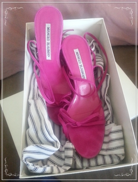 [M&L] My Wedding Shoes~ Manolo Blahnik Sandals
