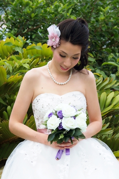 戴上了Mousse Jewellery珍珠頸鏈影的靚靚PRE-WEDDING - 20131013 - Janetysc - , , , , , , , , , , , 