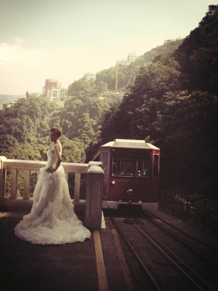 HK outdoor Pre-Wedding ~白加道纜車站