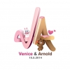 Venice & Arnold 熊大兔兔logo