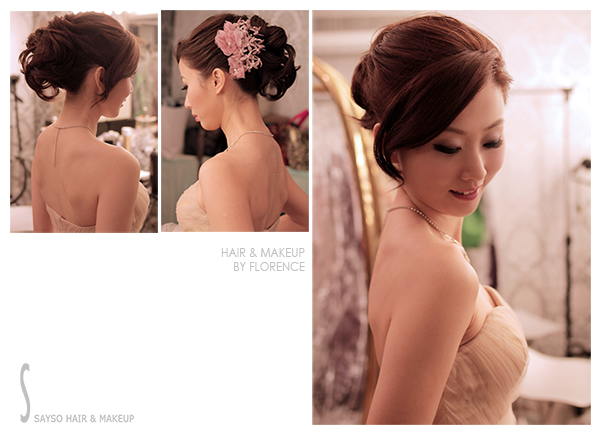 喜歡一個髮型有不同感覺嗎？Sayso Bride Panoramic by Florence