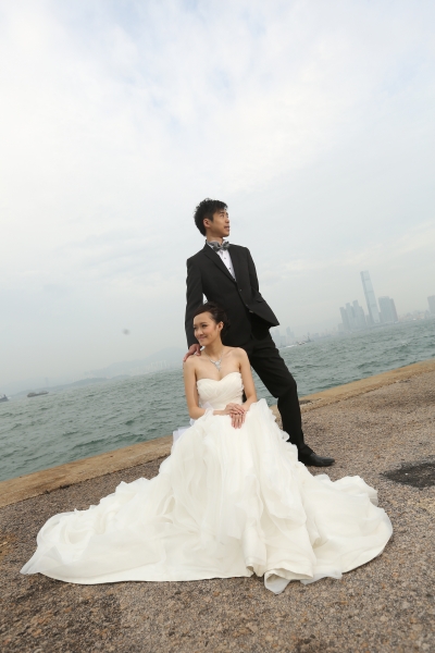  - 分享最美婚照 - KakaChong - Kaka Chong, Kim Yau, Nicywedding, $10,001至$15,000, 全香港, , It is glad for joining the prewedding phototakin, Sonia is a perfect mua for me. She knows me lot., n/a, Nice quality for the dress. Love them so much., 自然, 海邊/湖泊