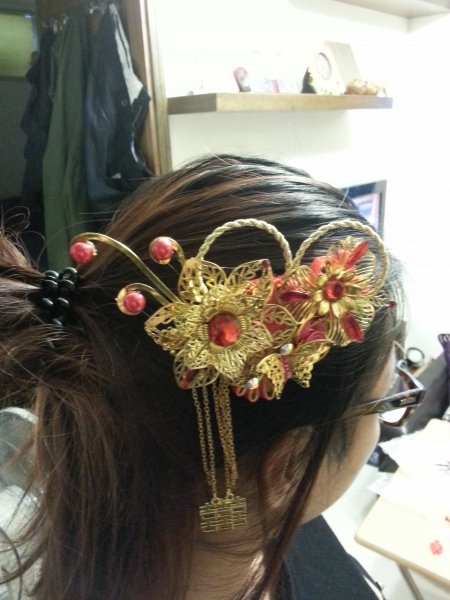 DIY中式頭飾