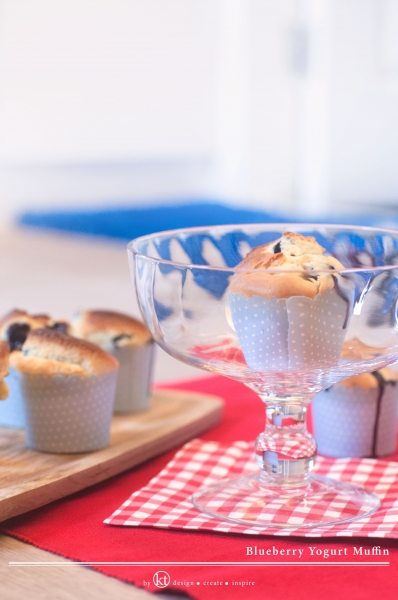 情人節靚太廚房 ﹣ Blueberry Yogurt Muffins