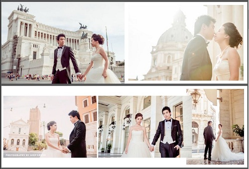 歐洲Pre-wedding: 相簿排版確定 羅馬篇