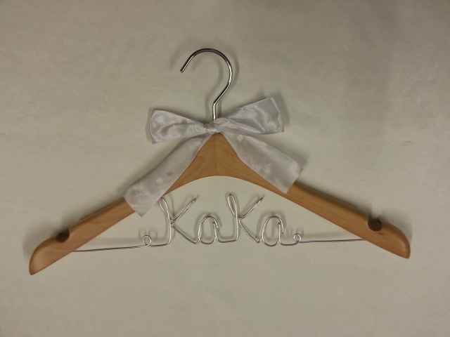 Handmade Wedding Hangers for WOW