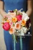 為客人沙律設計的庭園玫瑰大牡丹繡球鮮花花球