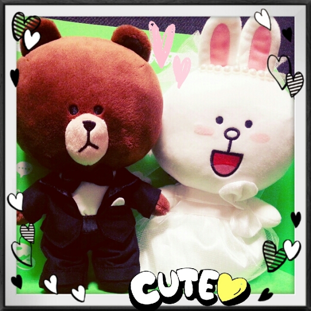 Brown & Cony Wedding 公仔 - Bunny's Little ♥ for Wedding - BunnyKiKi - , , , , , , , , , , , 