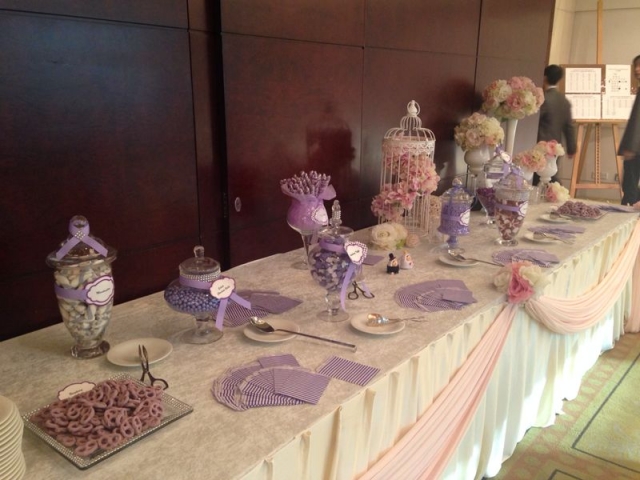 婚後 Sharing - Candy Bar Decoration and Cupcake Stand 篇