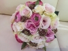 Pink color tone wedding bouquet