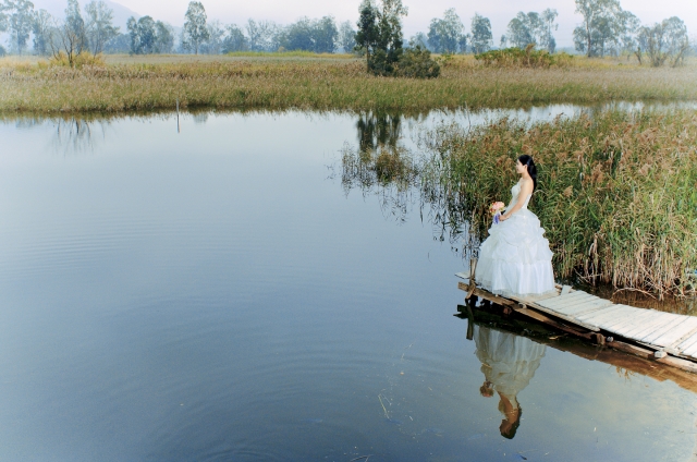  - My Pre-wedding @ Nam Sang Wai - mandycow - , , -, , 南生圍, , , , , 淘寶貨，倒不錯, 藝術, 海邊/湖泊