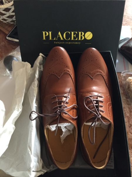 placebo 男皮鞋