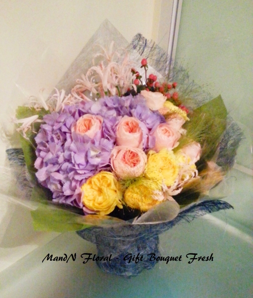 Thankyou Bouquet -Garden Rose
