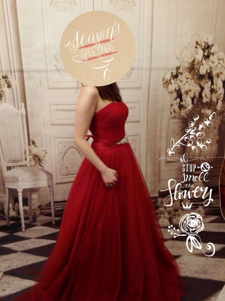 Bridal Runway ~突然見到最愛紅色evening gown！