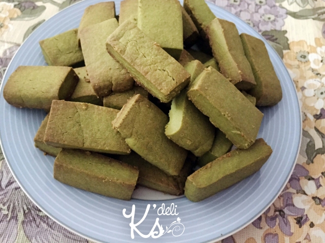 綠茶曲奇食譜 Green Tea Cookies