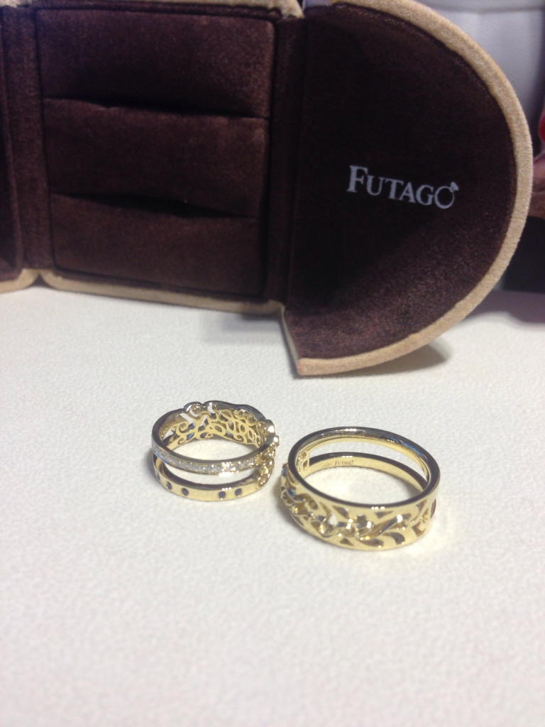 ฅʕ•̫͡•ʔฅ custom made の Wedding Ring @ Futago  取貨篇