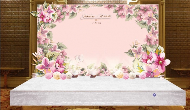 ♥kaskas婚享第19回♥Flowery Decoration - Backdrop篇