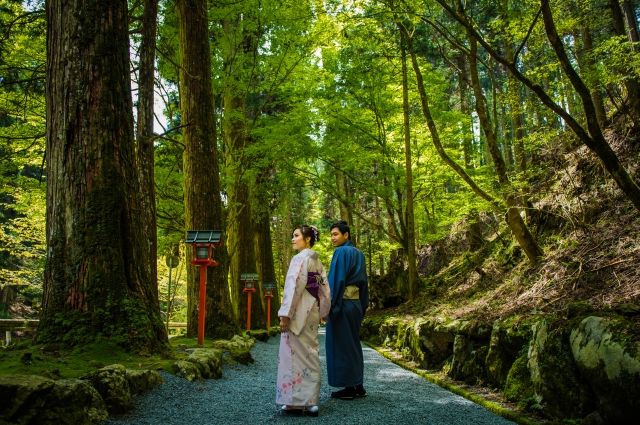  - Japan Kyoto Pre Wedding - CHING_CHONG - CHING, HO, , $15,001至$20,000, 京都, , 2 Days Kyoto Pre Wedding, 超級滿意，造型及化妝都非常合我心意。, , Package 內已包括婚紗禮服，所以唔駛再煩要搵衫, 自然, 櫻花/紅葉