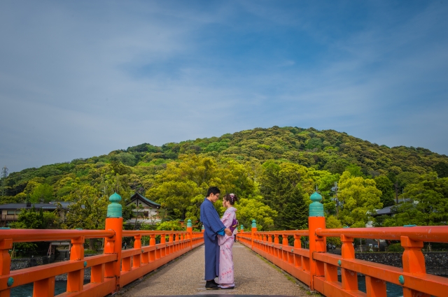  - Japan Kyoto Pre Wedding - CHING_CHONG - CHING, HO, , $15,001至$20,000, 京都, , 2 Days Kyoto Pre Wedding, 超級滿意，造型及化妝都非常合我心意。, , Package 內已包括婚紗禮服，所以唔駛再煩要搵衫, 自然, 櫻花/紅葉