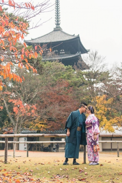  - Japan Nara Pre-wedding - Caroline_kwok - Caroline, Narco, , $15,001至$20,000, 京都, , , , , , 自然, 櫻花/紅葉