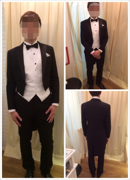 男人第1次挑戰luxe tuxedo+mode