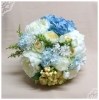 藍繡球, 白牡丹絲花花球