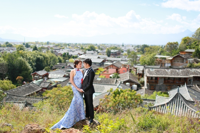  - Lijian pre wedding - MrsDark - Jasmine, William, Bkong Photography, $5001至$10,000, 雲南(包括麗江、大理、香格里拉), , , , , , 中國傳統, 古老街道