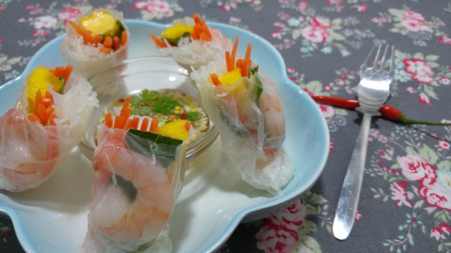 越式米紙蝦卷