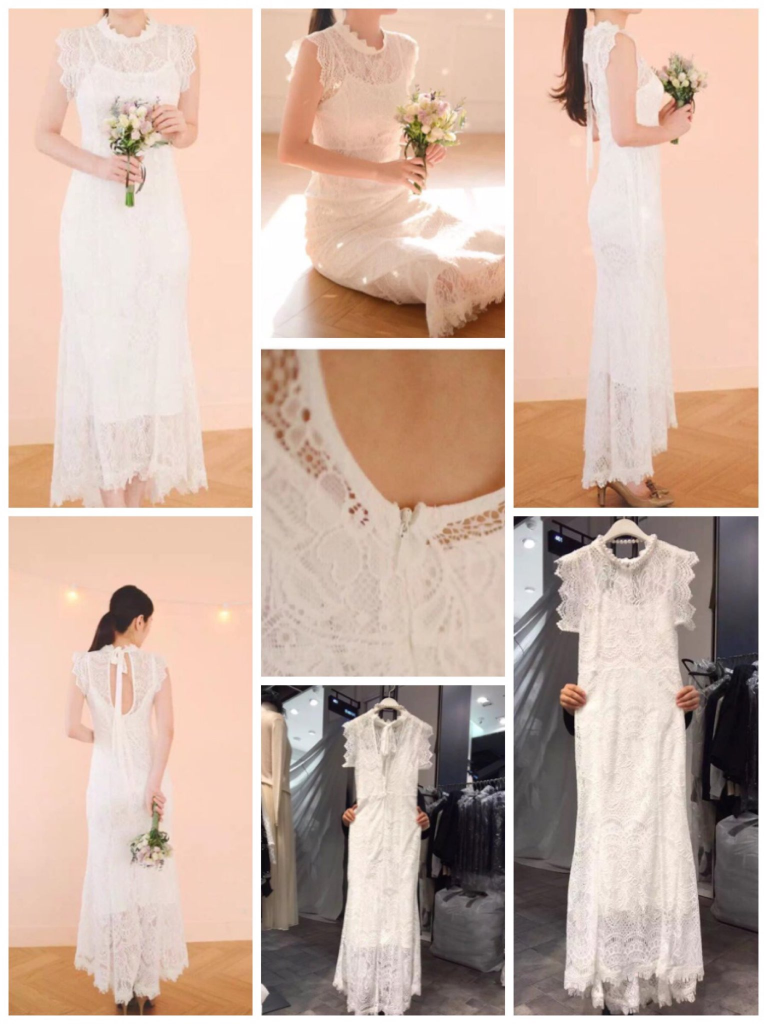 *純分享* 可以影PW的韓國白色lace裙