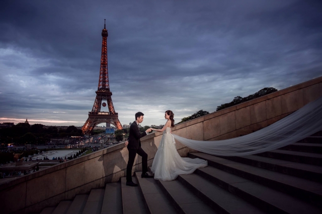 性價比高的巴黎pre-wedding分享