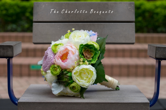  - Silk Flower｜Bridal Bouquets - Charlotte♥Beer - , , Photographer by Earth, , 全香港, , , , , , 自然, 青山綠草